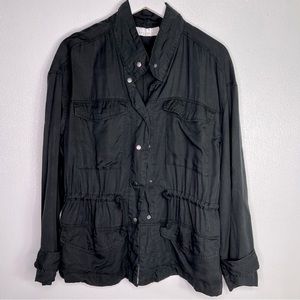 KELLY RENEÉ Black Lyocell Top Drawstring Waist Size Large